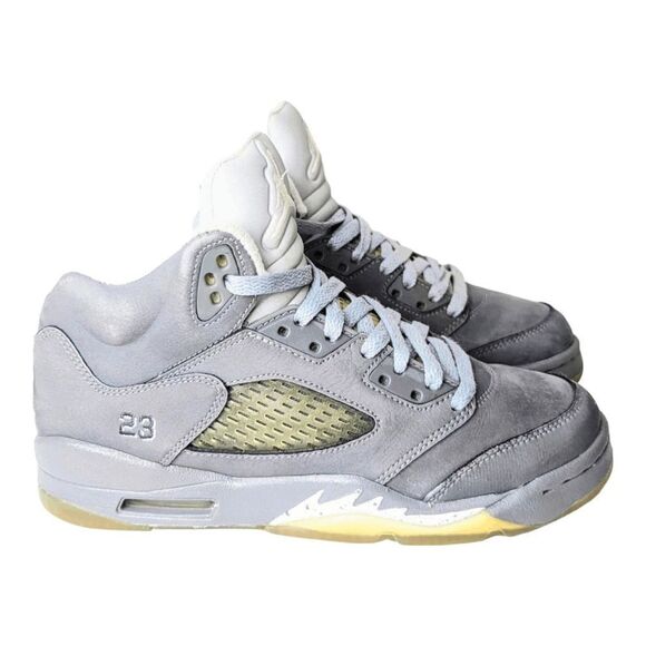 NIKE Air Jordan 5 Retro 'Wolf Grey' GS Sneakers Size 5.5Y - Picture 3 of 9